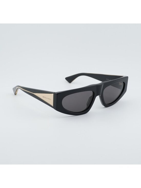 Bottega Veneta BV1277S 001 Sunglasses Black Cat Eye Frame, Grey Lenses main image 10